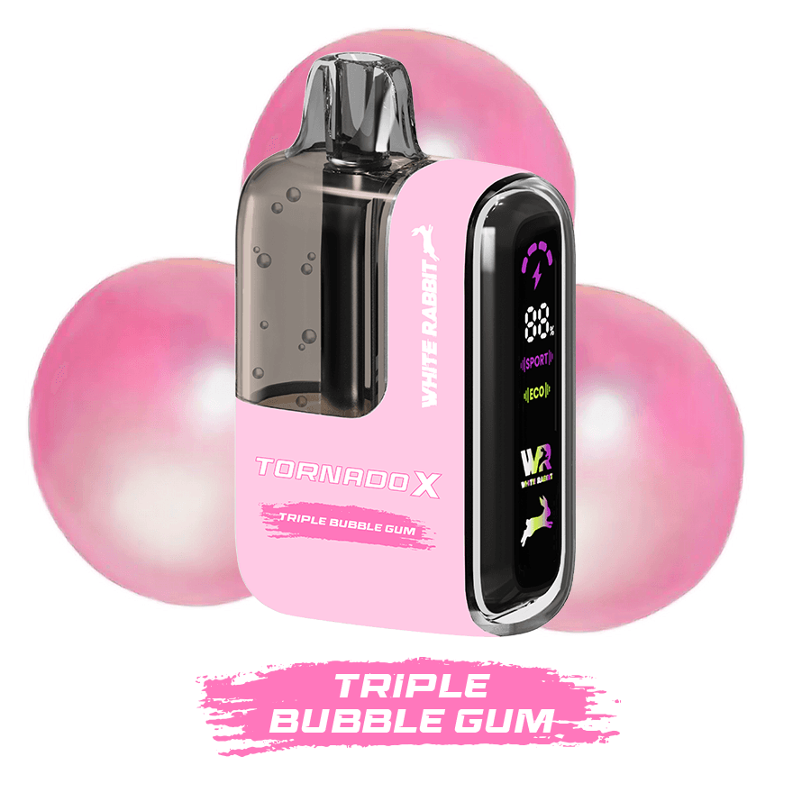 WHITE RABBIT TORNADO X - Puff 25000 - Triple Bubble Gum